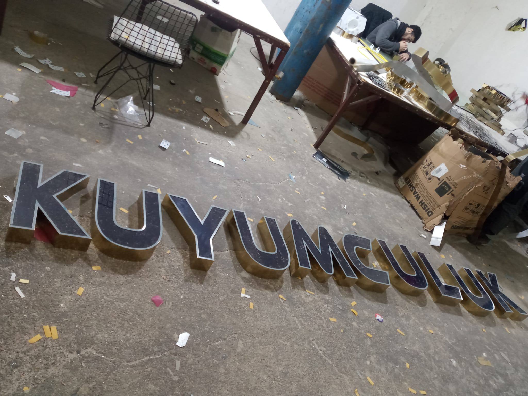 Fason Kutu Harf İmalatı