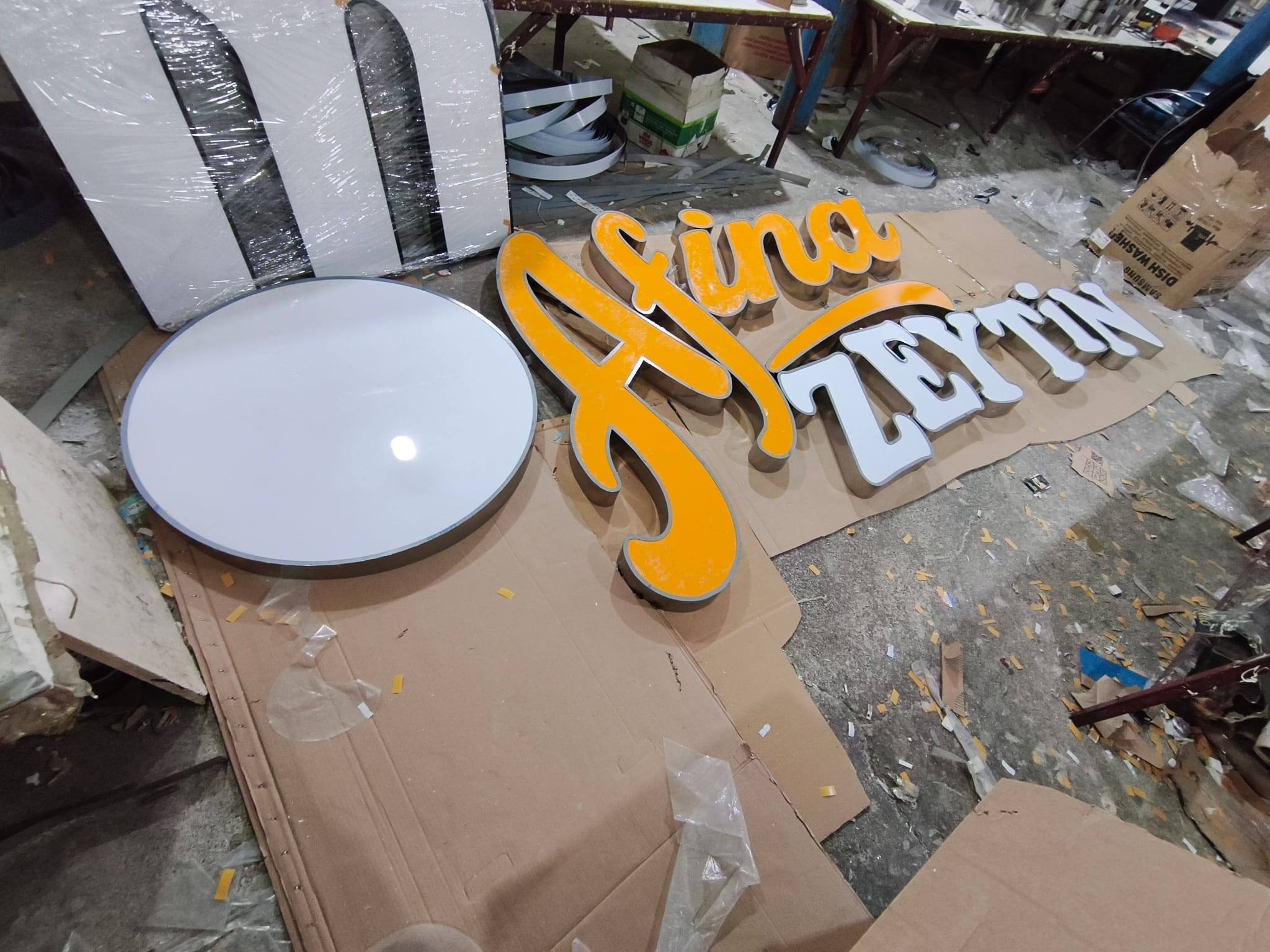 Fason Kutu Harf İmalatı